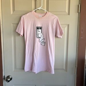 Tultex Light Pink Graphic Tee